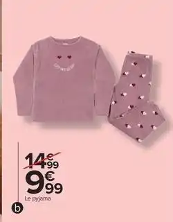 Carrefour Drive Pyjama femme offre