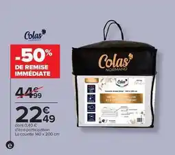 Carrefour Drive Colas - la couette offre