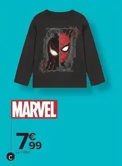 Carrefour Drive Marvel - t-shirt mantel offre