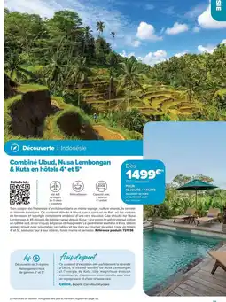 Carrefour Drive Combina ubud, numa lemongan & kuta en nobel 4 et 5 offre