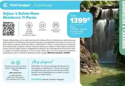 Carrefour Drive Sejour à sainte-rose résidence ti pareo offre