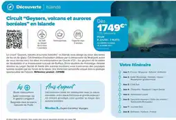 Carrefour Drive Circuit gevers, volcans et aurores borfeales en islande offre