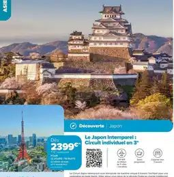 Carrefour Drive Le japon intemporel: circuit individuel en 3 offre
