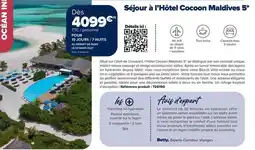 Carrefour Drive Séjour à l'hôtel cocoon maldives 5 offre
