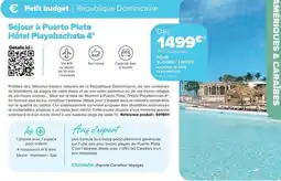 Carrefour Drive Convivial - sejour à puerto plata hôtel playabachata 4+ offre