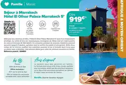 Carrefour Drive Sejour à marrakech hôte el olivar place marrakech 5 offre