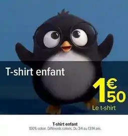 Carrefour Drive T-shirt enfant offre