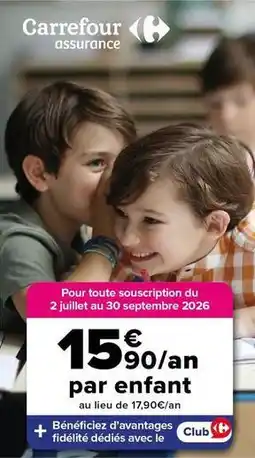 Carrefour Drive Carrefour - pour toute souscription du 2 jeille au 30 septembre 2026 offre