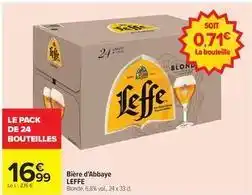 Carrefour Drive Leffe - bière d'abbaye offre
