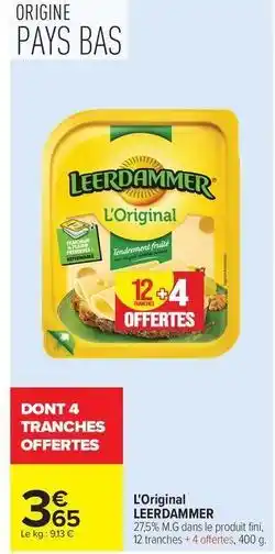 Carrefour Drive Leerdammer - l'original offre