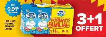 Lactel - lait u.h.t. format familial