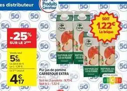 Carrefour Drive Carrefour - pur jus de pomme offre