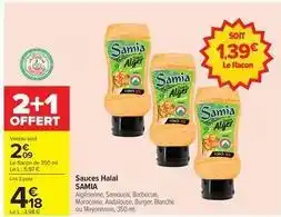 Carrefour Drive Samia - sauces halal offre