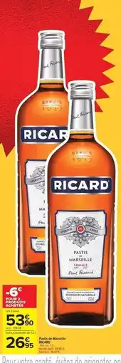 Carrefour Drive Ricard - t-shirt mousse offre
