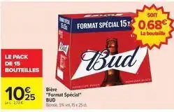 Carrefour Drive Bud - bière format spécial offre