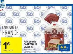 Carrefour Drive Carrefour - pain de mie classic offre