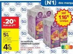 Carrefour Drive Carrefour - jus multifruits classic offre