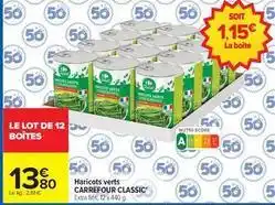 Carrefour Drive Carrefour - haricots verts classic offre
