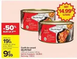 Carrefour Drive Delpeyrat - confit de canard offre