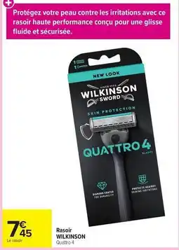 Carrefour Market Wilkinson - rasoir offre