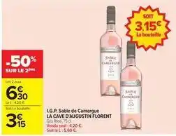 Carrefour Drive La cave d'augustin florent - i.g.p.sable de camargue offre