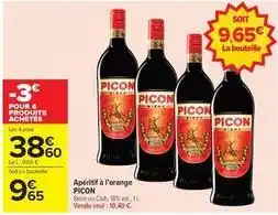 Carrefour Drive Picon - apéritif à l'orange offre