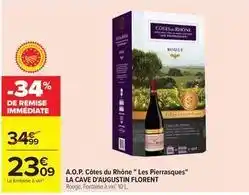 Carrefour Drive Côtes du rhône - a.o.p. côtes du rhône les pierrasques offre