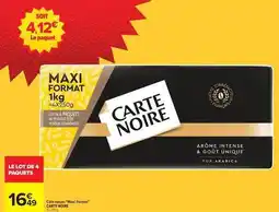 Carrefour Drive Carte noire - café moule for mat offre