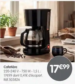 b&m Cafetière offre