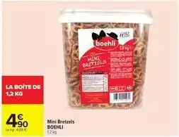 Carrefour Drive Boehli - mini bretzels offre