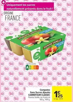 Carrefour Market Carrefour - sans cuces adulte classic offre