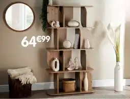 b&m Étagère compartimentée effet chêne offre