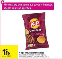 Carrefour Market Chips ondules aromatisées offre