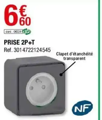Brico Dépôt Prise 2P+T offre