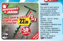 Outiror Tariere offre