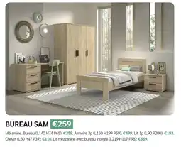 Meubles Crack BUREAU SAM offre
