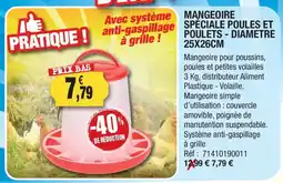 Outiror MANGEPOIRE SPÉCIALE POULES ET POULETS offre