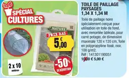 Outiror NATURE Toile de paillage offre