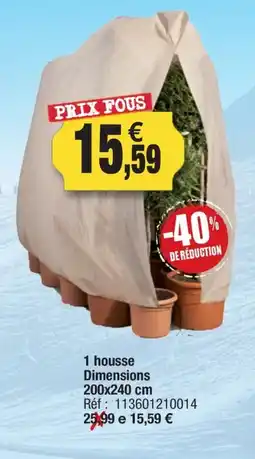 Outiror 1 housse dimensions offre