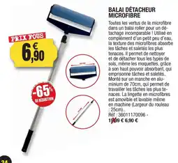 Outiror Balai détacheur microfibre offre