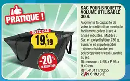 Outiror SAC POUR BROUETTE offre