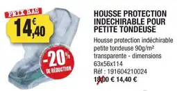 Outiror Housse protection indéchirable pour petite tondeuse offre