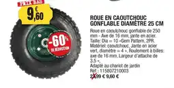 Outiror Roue en caoutchouc gonflable diametre offre