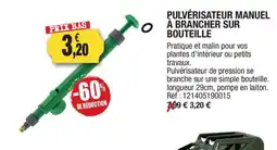 Outiror Pulvérisateur manuel à brancher sur bouteille offre