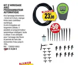 Outiror Kit d'arrosage avec programmateur automatique offre