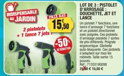 Outiror PISTOLET D'ARROSAGE offre