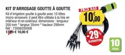 Outiror KIT D'ARROSAGE GOUTTE À GOUTTE offre