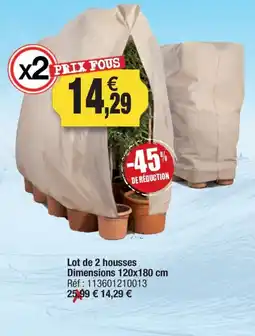 Outiror Lot de 2 housses offre
