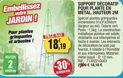 Outiror Support décoratif pour plante en métal offre