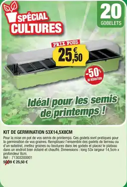Outiror KIT DE GERMINATION offre